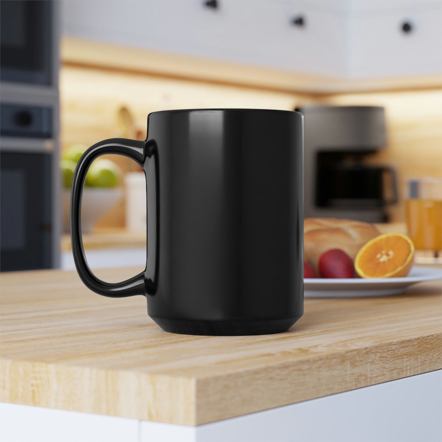 Black Logo Mug, 15oz